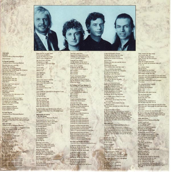 CD Sleeve Front, ABWH (Anderson, Bruford, Wakeman, Howe) - Anderson Bruford Wakeman Howe